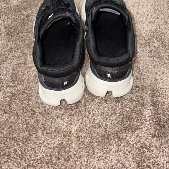 On Running Charcoal and White Athletic Shoes - Picture 2 of 4